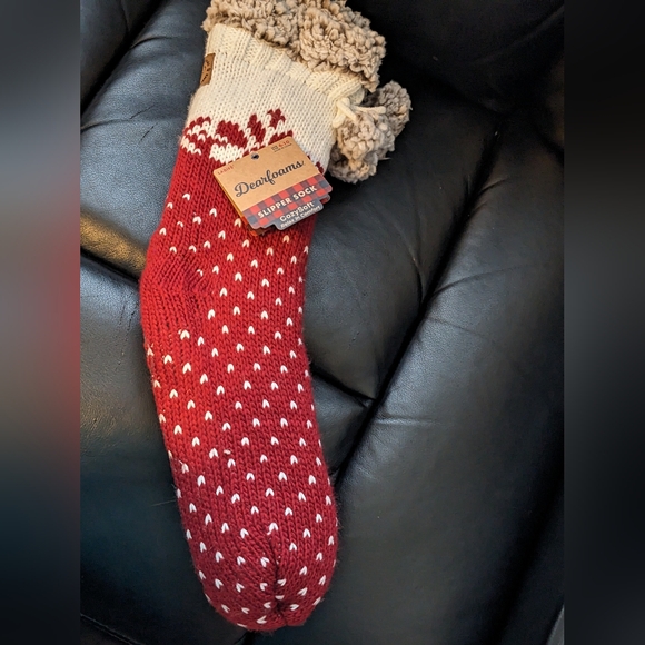 Box#8 ♨️ 5 For $30 ♨️ Dearfoam Women's Slipper Socks - Picture 3 of 9